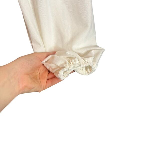 NWT! PrettyLittleThing white me she ruched body suit - Picture 10 of 15